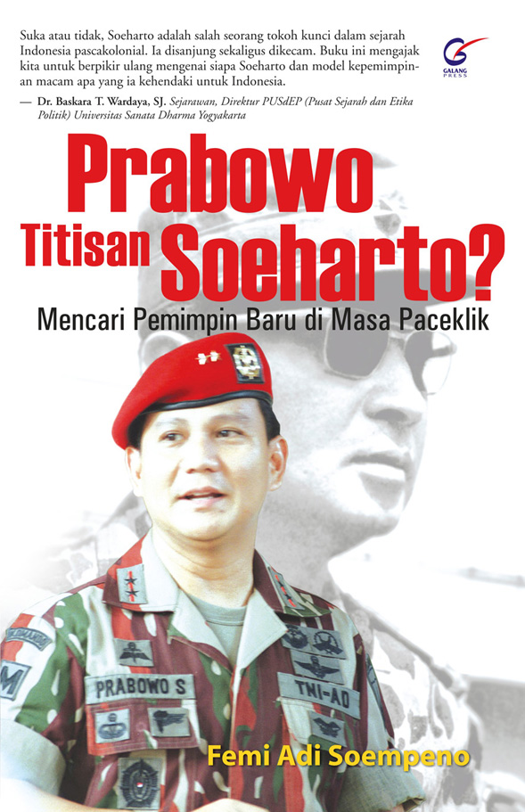 SUDAH TERBIT: Prabowo Titisan Soeharto?  Buku adalah Gizi 